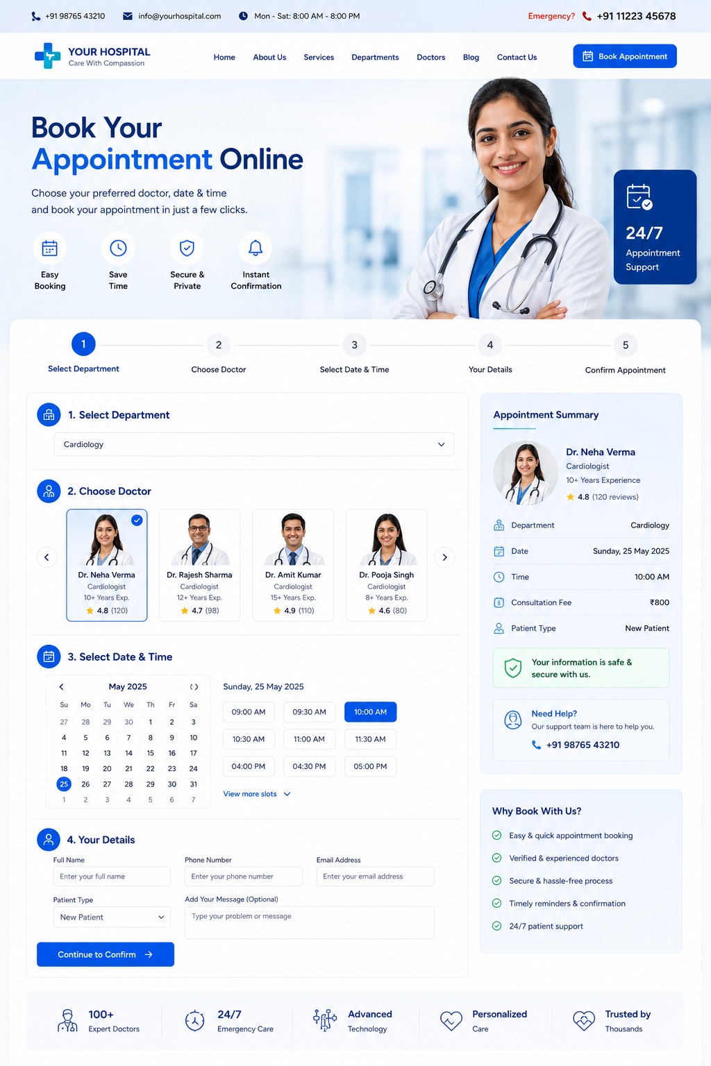 Hospital Website & CRM for Doctors | Clinic Management System - Image 3