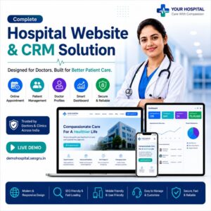 Hospital Website & CRM for Doctors | Clinic Management System