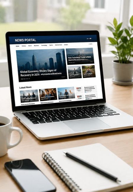 News Portal Website – Professional WordPress News Portal | ₹999